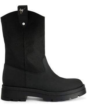 Giuseppe Zanotti Aldrien Combat Boots - Black