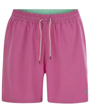 Polo Ralph Lauren Traveller Classic Pocket-Patch Trunks - Pink