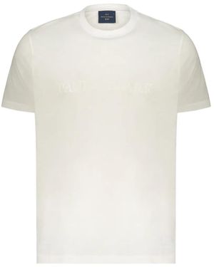 Paul & Shark Logo-Embroidered Short-Sleeve T-Shirt - White
