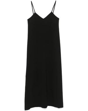 Societe Anonyme Patch-Detail Midi Dress - Black
