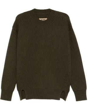 Uma Wang Jersey de canalé - Verde