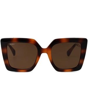 Max Mara Eyewear バタフライフレーム サングラス - ブラウン