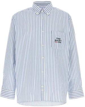 A.P.C. X Marc Jacobs Striped Pocket Shirt - Blue