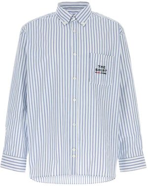 A.P.C. X Marc Jacobs Striped Pocket Shirt - Blue