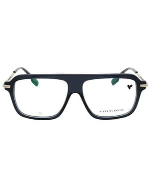 Canada Goose Geometric-Frame Glasses - Black