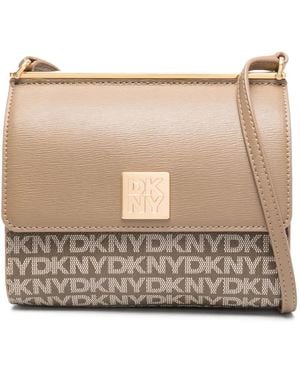 DKNY Small Mona Cross Body Bag - Natural