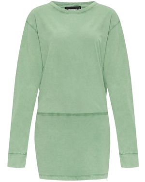 DSquared² Long-Sleeve Mini Dress - Green