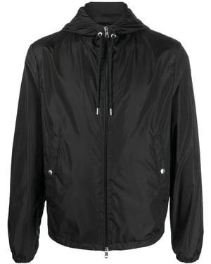 Moncler Grimpeurs Hooded Zip-Up Jacket - Black