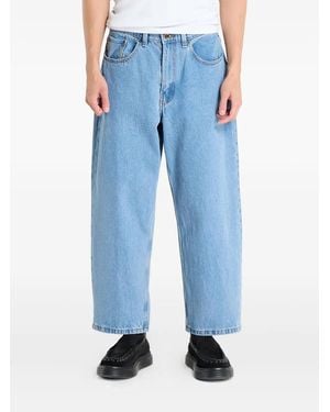 Vans Check Baggy Denim Trousers - Blue