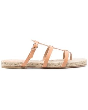 Castañer Leather Espadrilles - Pink