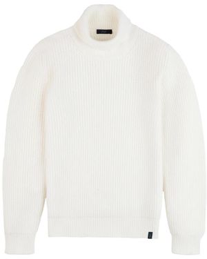 Fay Virgin-Wool Jumper - White