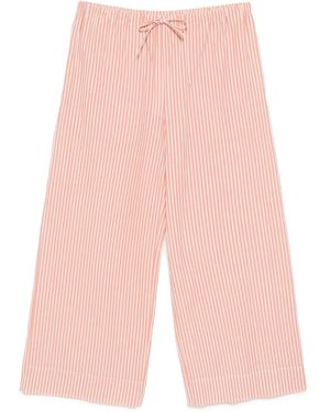 Maison Kitsuné ストライプ パンツ - ピンク