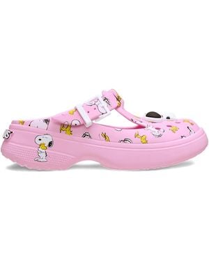 Crocs™ X Peanuts "Snoopy and Woodstock" Clogs - Pink