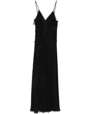 Aniye By Lace-Trim Slip Dress - Black