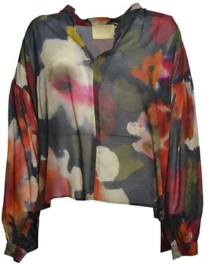 Momoní Floral Top - Black