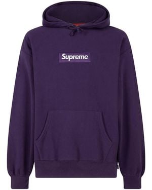 Supreme Box Logo "Fw 23" Hoodie - Blau