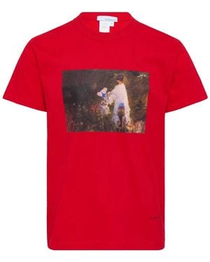 JUNTAE KIM Museum Print T-Shirt - Red