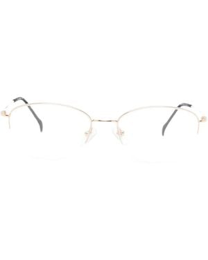 STEPPER EYEWEAR Gafas De Titanio Con Media Montura - Blanco