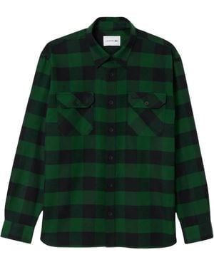 Lacoste チェック シャツ - グリーン