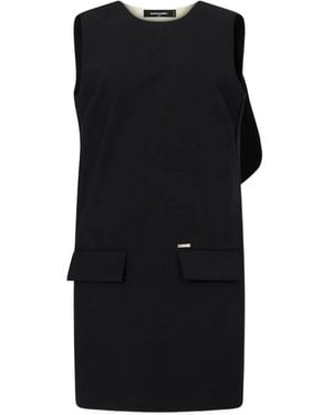 DSquared² Tailored2 Peek-A-Boo Dress - Black