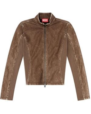 DIESEL Biker Jacket - Brown