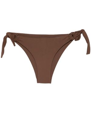 Fisico Knot-Detail Bikini Bottoms - Brown