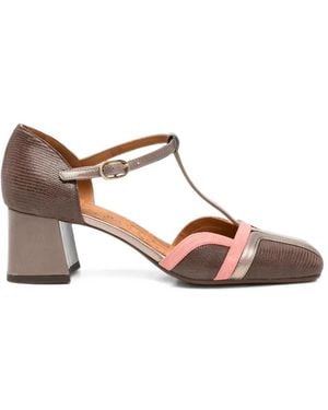 Chie Mihara Volai T-Bar Pumps - Pink