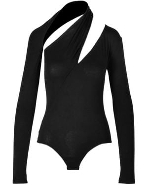 Ioana Ciolacu Asymmetrischer Hug Body Mit Ausschnitt - Schwarz