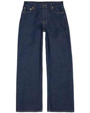 Nudie Jeans Wide Heidi Low-Waisted Wide-Leg Jeans - Blue