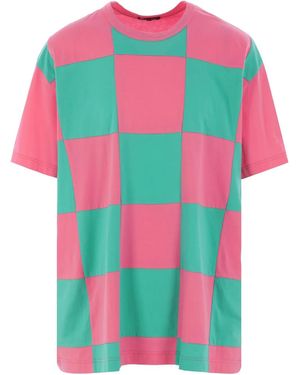Comme des Garçons チェック Tシャツ - ピンク