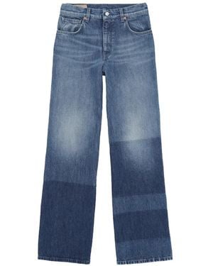 Fortela Jean À Design Patchwork - Bleu