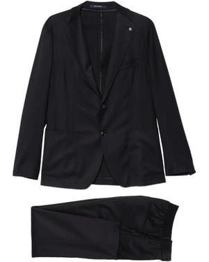 Tagliatore Dakar Drawstring-Waist Suit - Black