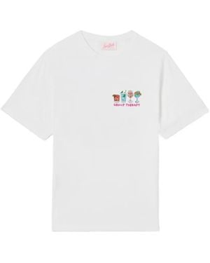 MC2 Saint Barth Emilie Embroidered T-Shirt - White