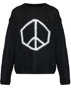 AllSaints Message Graphic Jumper - Black