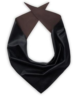 Lemaire Pañuelo Con Diseño Triangular - Negro