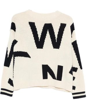 Weekend by Maxmara Long-Sleeve Crew-Neck Sweater - Black