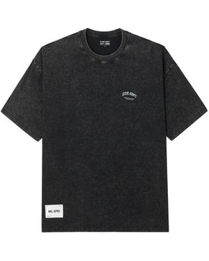 Izzue Slogan-Print T-Shirt - Black