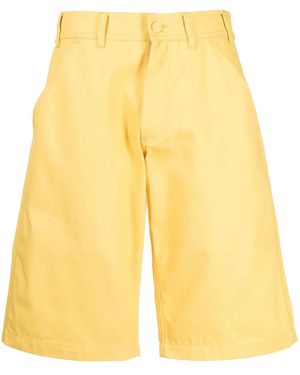 Raf Simons Klassische Shorts Mit Logo-Patch - Gelb