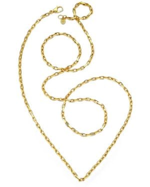 Buddha Mama 20K Cable-Chain Necklace - Metallic