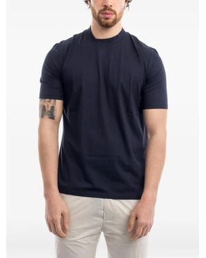 Yes London Round-Neck T-Shirt - Blue