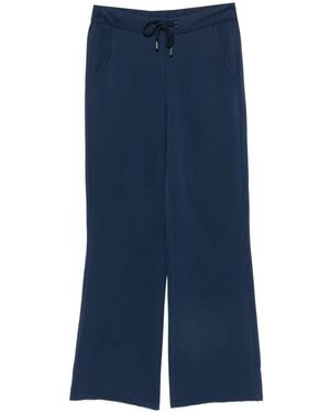 Margittes Drawstring Track Trousers - Blue