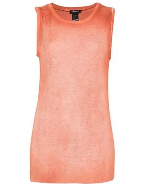 Avant Toi Crew-Neck Vest - Pink