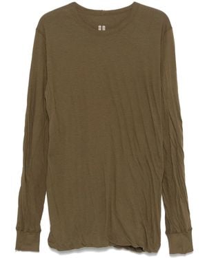 Rick Owens Cotton T-Shirt - Green