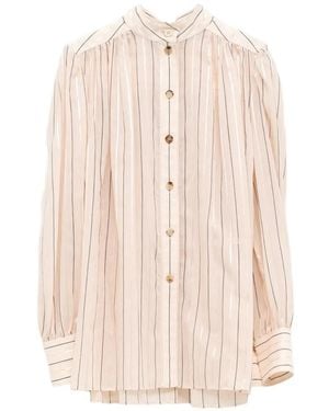 Chloé Gathered Blouse - Natural