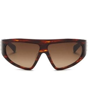 Balmain B-Escape Shield-Frame Sunglasses - Brown