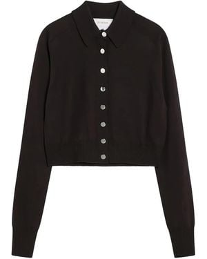 Sportmax Cardigan Con Bottoni - Nero