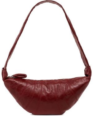 Lemaire Medium Croissant Cotton Bag - Red
