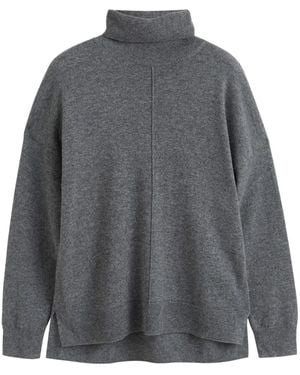 Chinti & Parker Rollkragenpullover Aus Wollgemisch - Grau