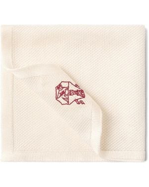 Brunello Cucinelli Pañuelo de bolsillo de punto - Rosa