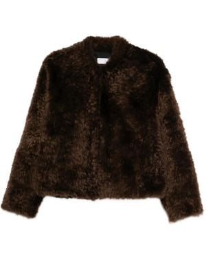 IRO Teddy Fur Jacket - Black